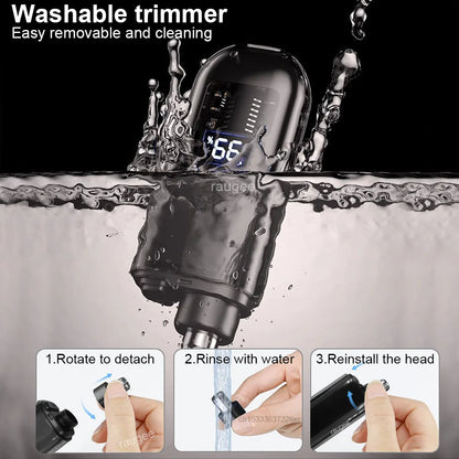 Rechargeable Nose & Ear Trimmer – Compact & Portable for Men