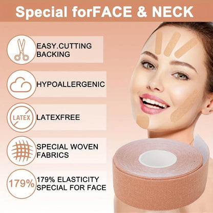 Ruban Myofascial Lift Visage – Réduction Rides & Soutien Musculaire