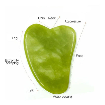 Set Gua Sha & Rouleau Jade – Massage Visage & Corps SPA