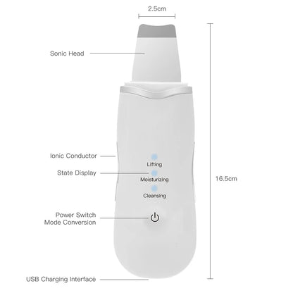 Spatule Vibration Profonde – Nettoyage Pores & Anti-Points Noirs