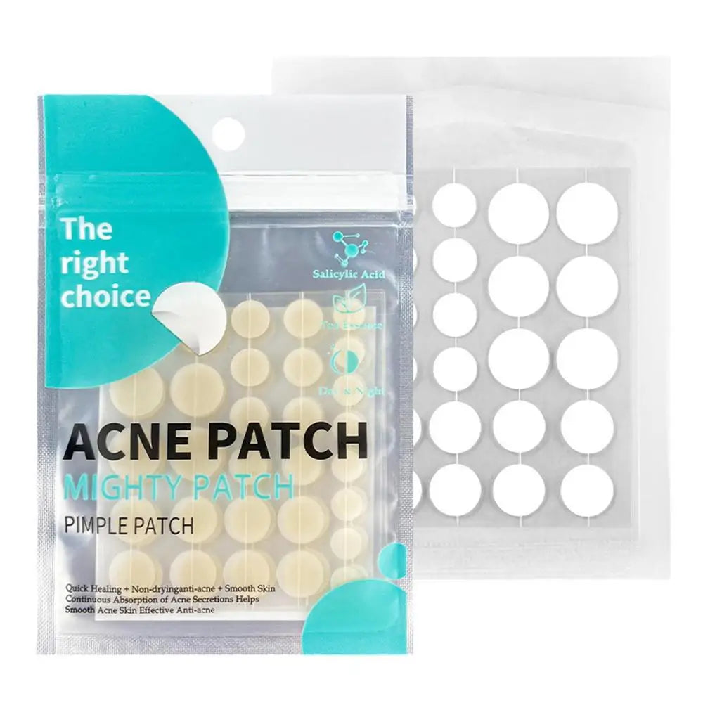 30 Patchs Anti-Acné Hydrocolloïde Salicylique – Invisible & Réparateur