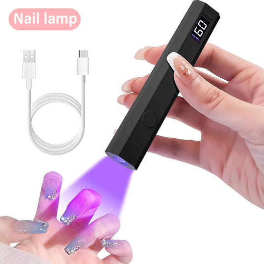 Lampe UV LED Ongles Portable Rechargeable – Sèche Gel & Vernis Semi-Permanent