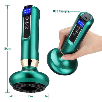 Electric Cupping Massager 6 Speeds – Gua Sha Anti-Cellulite