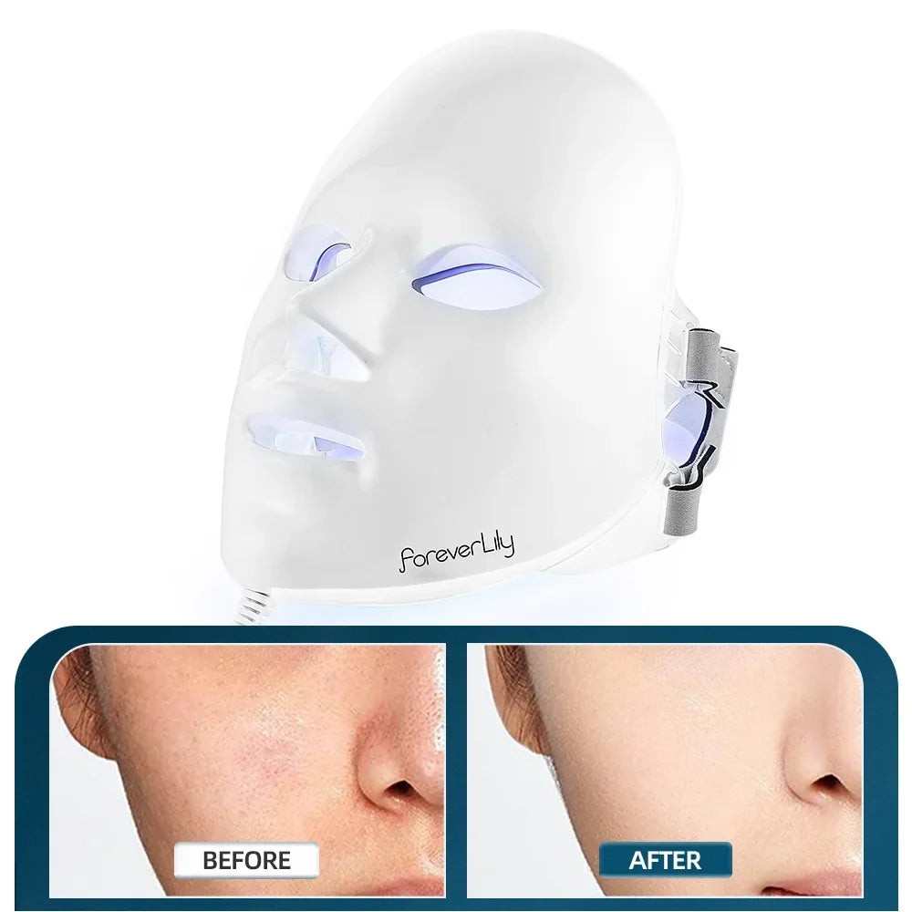 7-Color LED Mask - Anti-Acne & Anti-Wrinkle Phototherapy