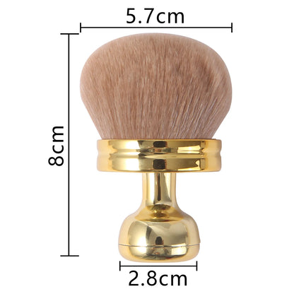 Pinceau Kabuki Tête Champignon – Poudre, Blush & Fond de Teint