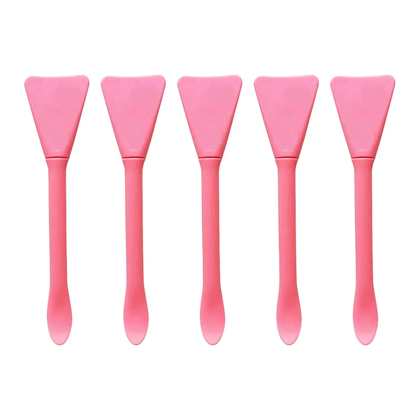Set of 5 Silicone Spatula Brushes – Mask, Cream & Spa Facial Treatment