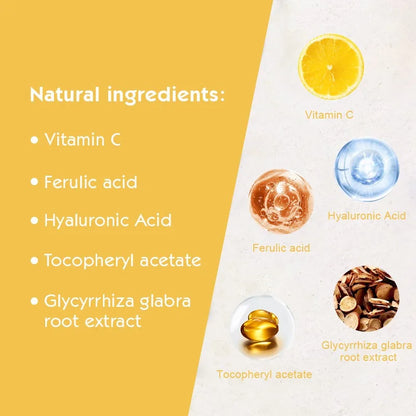 Set Ampoules Sérum Vitamine C 20% – Anti-Âge, Éclat & Blanchiment