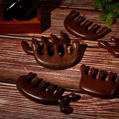 Gua Sha Comb Wide-Tooth – Scalp, Face & Body Massager