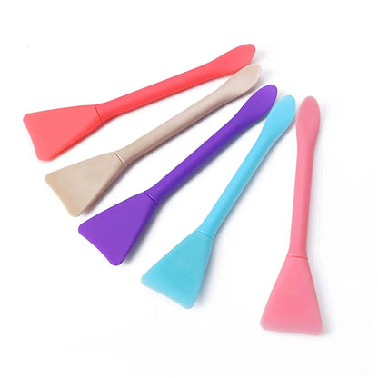 Set of 5 Silicone Spatula Brushes – Mask, Cream & Spa Facial Treatment