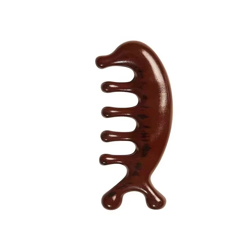 Gua Sha Comb Wide-Tooth – Scalp, Face & Body Massager