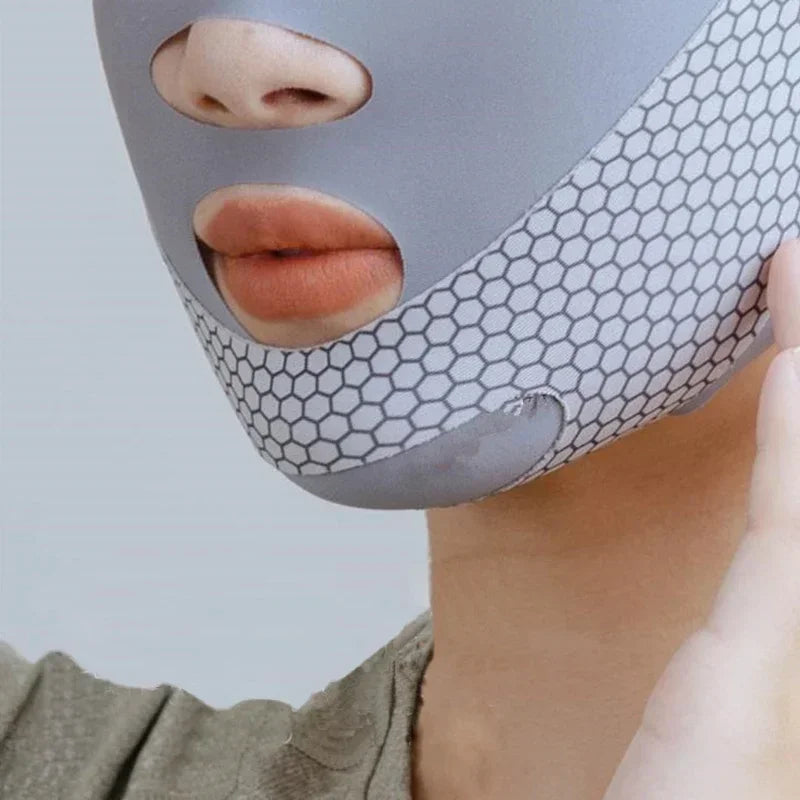 Bandage V-Line Nuit – Lifting Visage & Réduction Double Menton