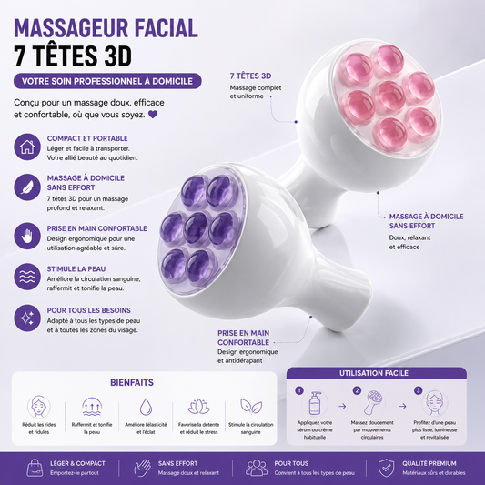 Rouleau Massant Crystal — Lift & Éclat Naturel