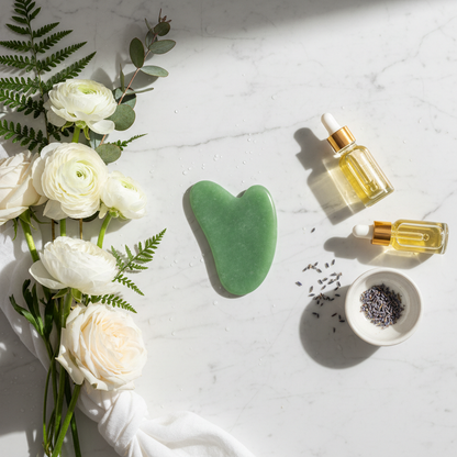 Gua Sha flat lay